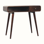 Hamade Open Writing Desk, Medium - California Walnut Desks - Bokel Home