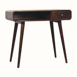 Hamade Open Writing Desk, Medium - California Walnut Desks - Bokel Home