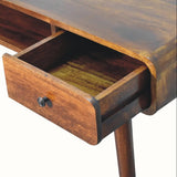 Hamade Open Writing Desk, Medium - Chestnut Desks - Bokel Home