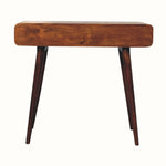 Hamade Open Writing Desk, Medium - Chestnut Desks - Bokel Home