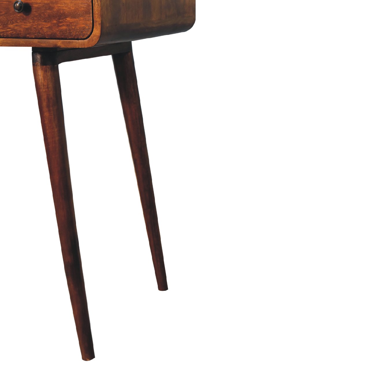 Hamade Open Writing Desk, Medium - Chestnut Desks - Bokel Home