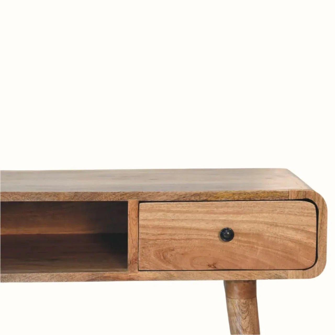 Hamade Open Writing Desk, Medium - Natural Desks - Bokel Home