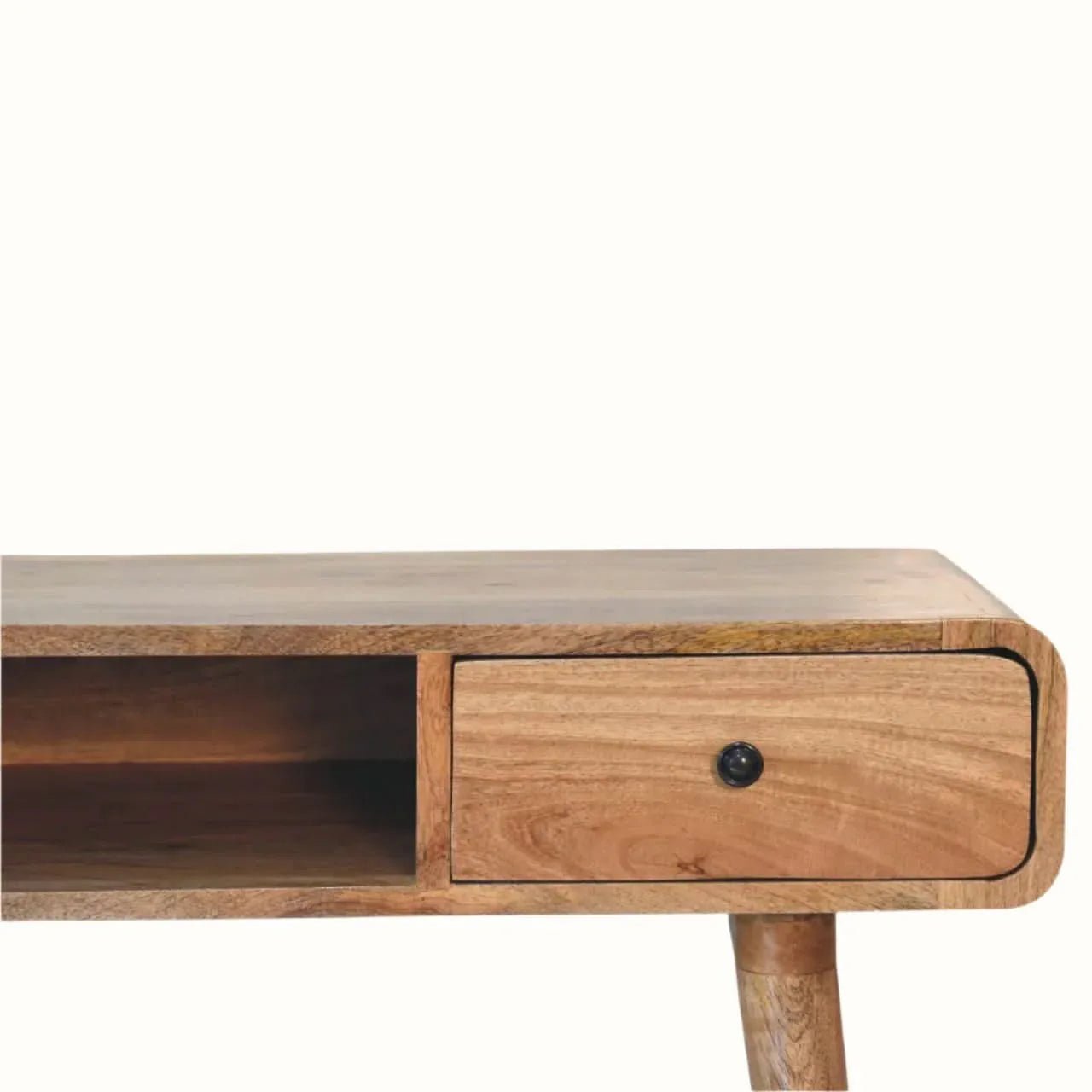 Hamade Open Writing Desk - Natural Desks - Bokel Home