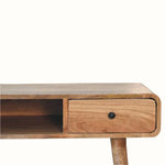 Hamade Open Writing Desk - Natural Desks - Bokel Home