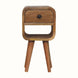 Hamade Reverse Open Bedside Table, Mini - Natural Bedside Tables - Bokel Home