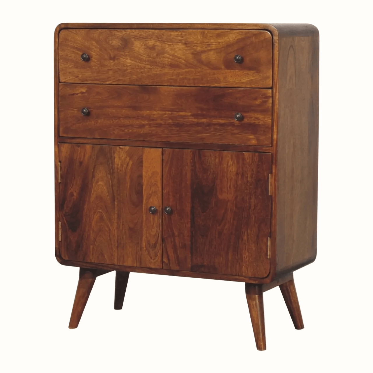 Hamade Storage Cabinet, Small - Chestnut Cabinets & Sideboards - Bokel Home