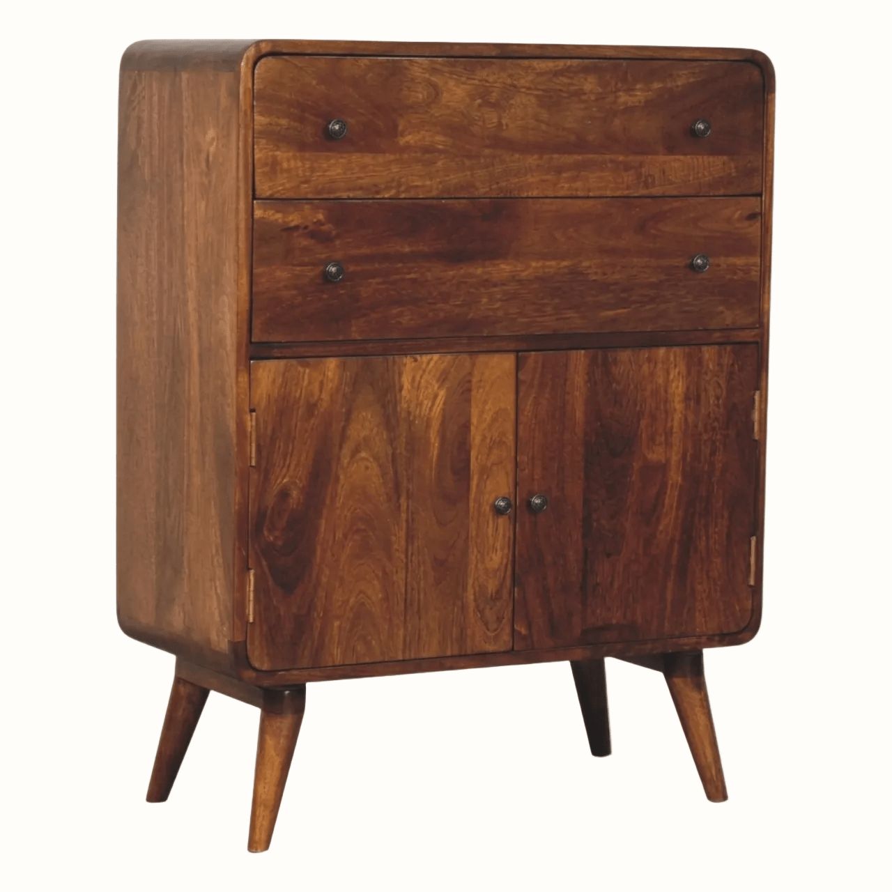 Hamade Storage Cabinet, Small - Chestnut Cabinets & Sideboards - Bokel Home
