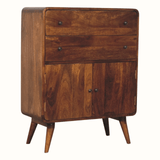 Hamade Storage Cabinet, Small - Chestnut Cabinets & Sideboards - Bokel Home