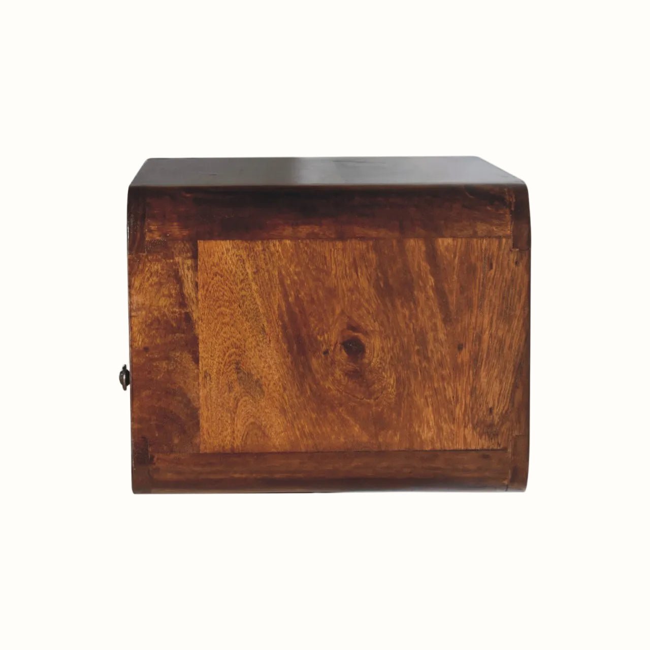 Hamade Wall Mounted Bedside Table, Medium - Chestnut Bedside Tables - Bokel Home