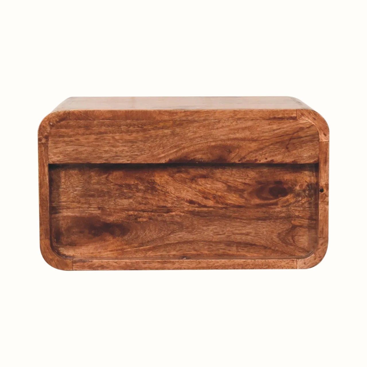 Hamade Wall Mounted Bedside Table, Medium - Honey Caramel Bedside Tables - Bokel Home