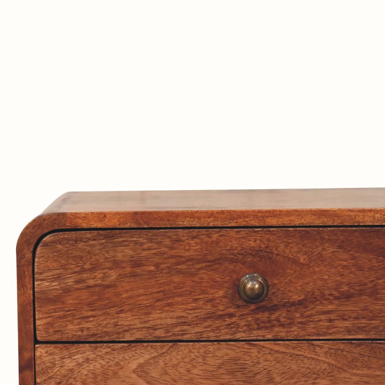Hamade Wall Mounted Bedside Table, Medium - Honey Caramel Bedside Tables - Bokel Home