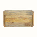 Hamade Wall Mounted Bedside Table, Medium - Natural Bedside Tables - Bokel Home