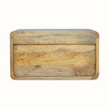 Hamade Wall Mounted Bedside Table, Medium - Natural Bedside Tables - Bokel Home