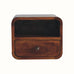 Hamade Wall Mounted Bedside Table, Small - Chestnut Bedside Tables - Bokel Home