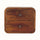 Hamade Wall Mounted Bedside Table, Small - Chestnut Bedside Tables - Bokel Home