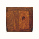 Hamade Wall Mounted Bedside Table, Small - Chestnut Bedside Tables - Bokel Home