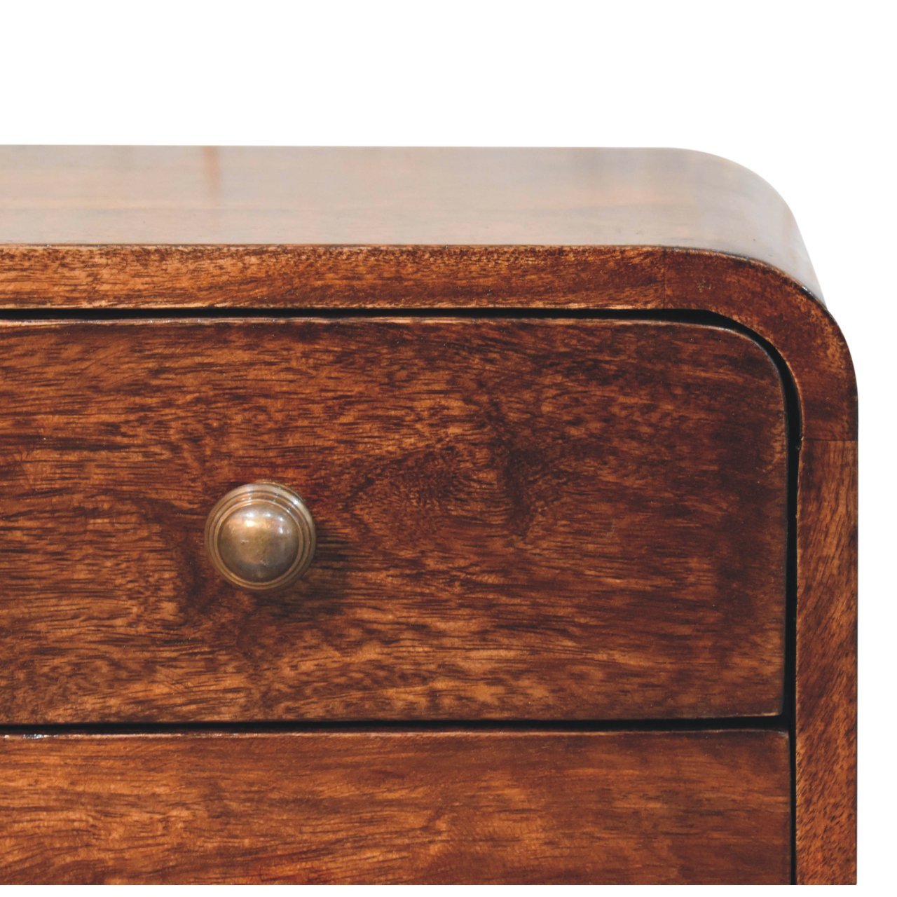 Hamade Wall Mounted Bedside Table, Small - Honey Caramel Bedside Tables - Bokel Home