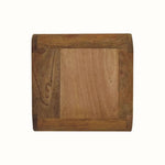 Hamade Wall Mounted Bedside Table, Small - Natural Bedside Tables - Bokel Home