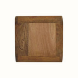 Hamade Wall Mounted Bedside Table, Small - Natural Bedside Tables - Bokel Home