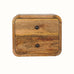 Hamade Wall Mounted Bedside Table, Small - Natural Bedside Tables - Bokel Home