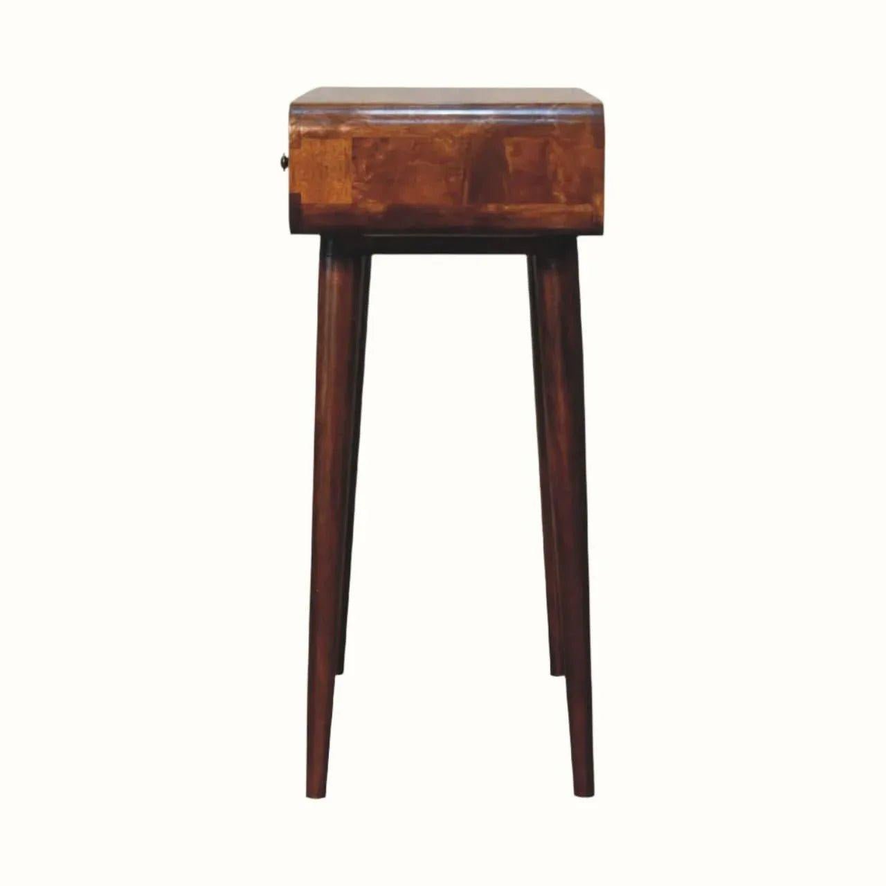 Hamade Writing Desk, Medium - Chestnut Desks - Bokel Home