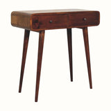 Hamade Writing Desk, Medium - Chestnut Desks - Bokel Home