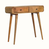 Hamade Writing Desk, Medium - Natural Desks - Bokel Home