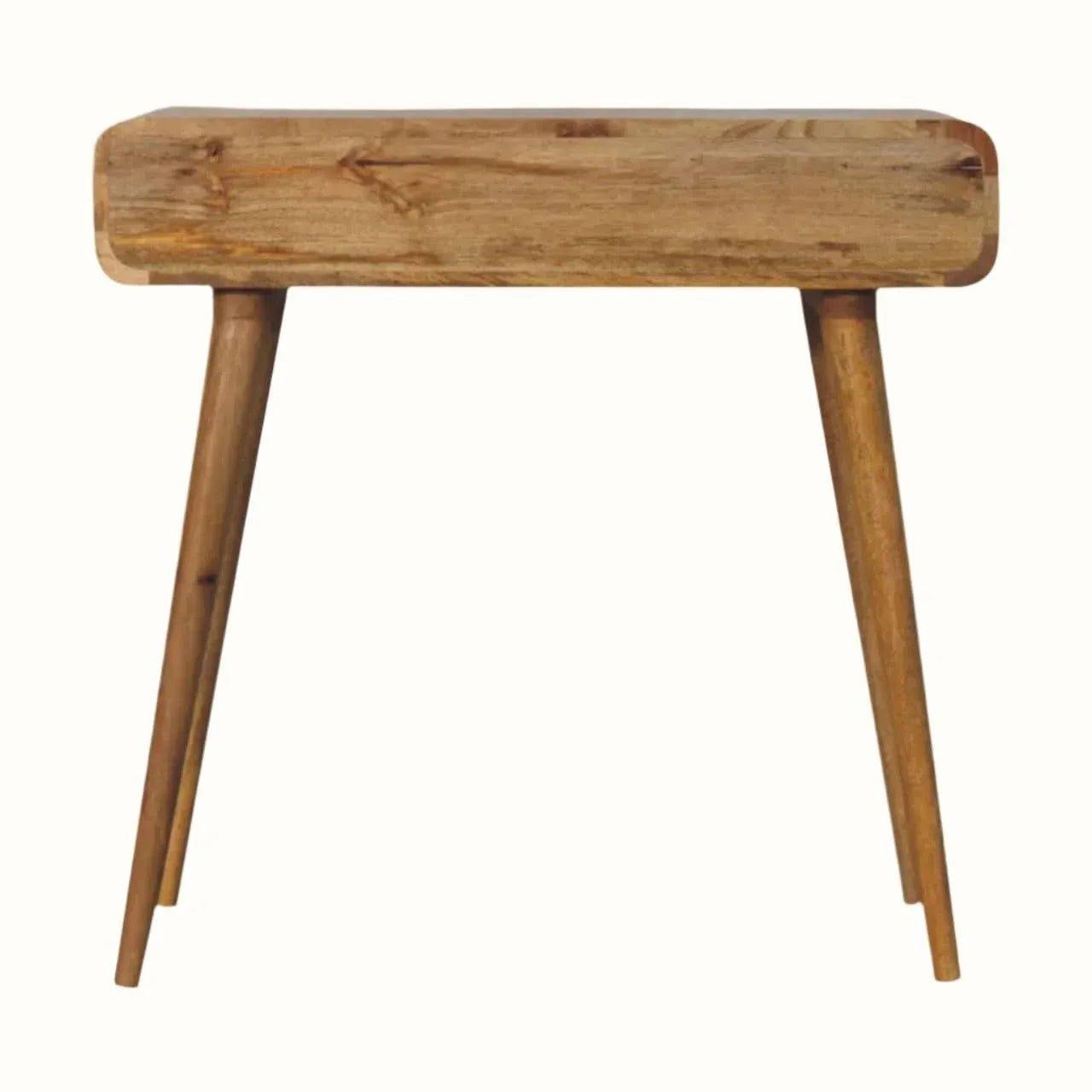 Hamade Writing Desk, Medium - Natural Desks - Bokel Home