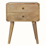 Hamade Bedside Table, Medium - Natural