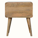 Hamade Bedside Table, Medium - Natural