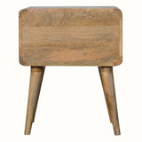 Hamade Bedside Table, Medium - Natural