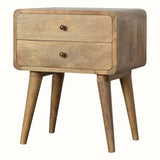 Hamade Bedside Table, Medium - Natural