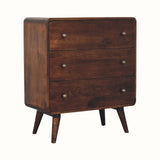 Hamade Chest of 3 Drawers, Medium - California Walnut