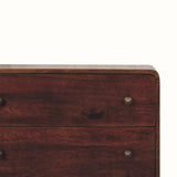 Hamade Chest of 3 Drawers, Medium - California Walnut