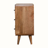 Hamade Chest of 3 Drawers, Small - Natural