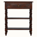 Louis Occasional Table with 1 Drawer - Chestnut