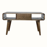 Hamade Open Coffee Table, Medium - Grey Wash