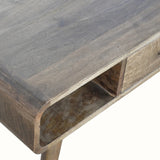 Hamade Open Coffee Table, Medium - Grey Wash