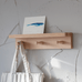 Hambledon 3 Peg Shelf - Oak Wood, Natural Shelves & Bookcases - Bokel Home