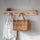 Hambledon 6 Peg Shelf - Oak Wood, Natural Shelves & Bookcases - Bokel Home