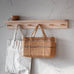 Hambledon 6 Peg Shelf - Oak Wood, Natural Shelves & Bookcases - Bokel Home