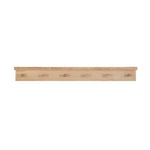 Hambledon 6 Peg Shelf - Oak Wood, Natural Shelves & Bookcases - Bokel Home
