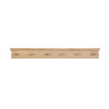 Hambledon 6 Peg Shelf - Oak Wood, Natural Shelves & Bookcases - Bokel Home