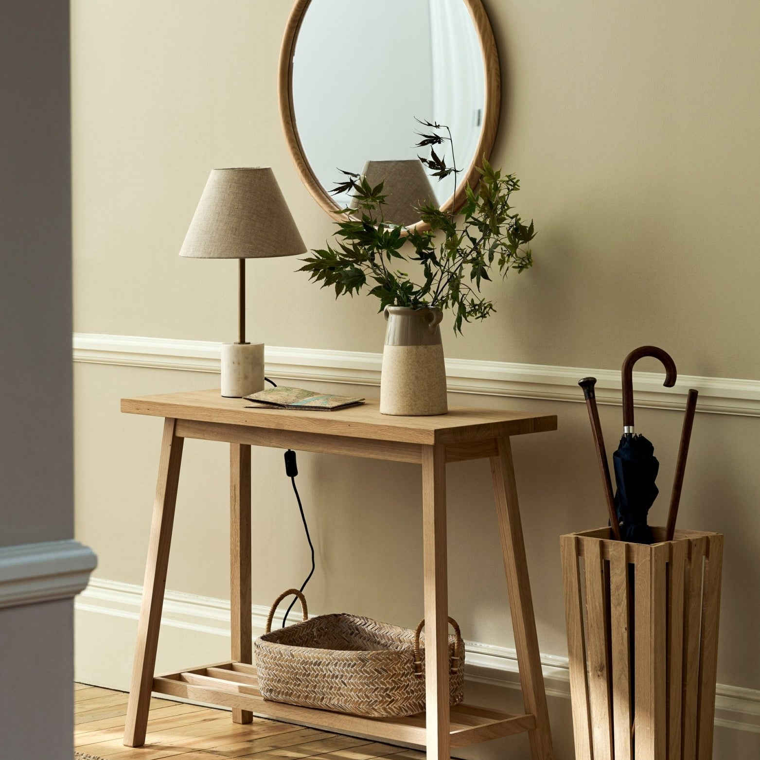 Hambledon Console Table - Natural Console Tables - Bokel Home