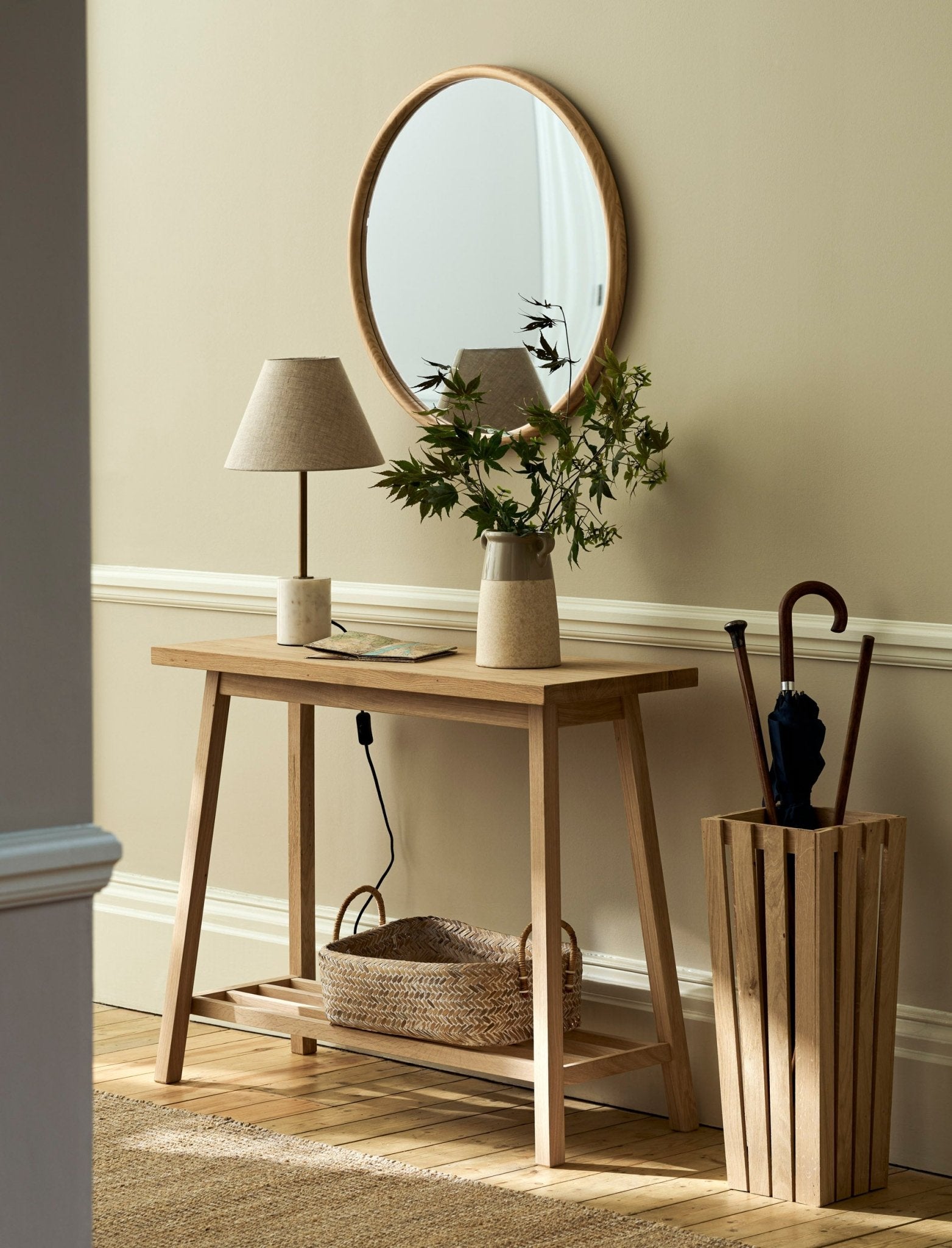 Hambledon Console Table - Natural Console Tables - Bokel Home