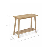 Hambledon Console Table - Natural Console Tables - Bokel Home