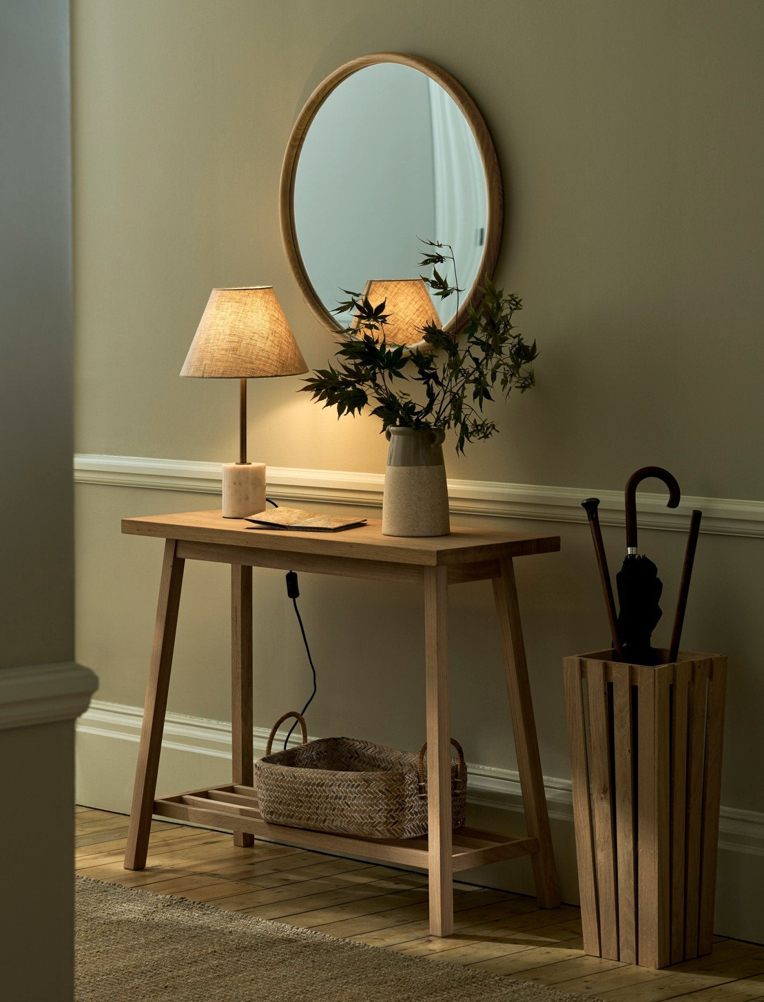 Hambledon Console Table - Natural Console Tables - Bokel Home
