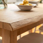 Hambledon Dining Table - Oak Wood, Natural Dining Tables - Bokel Home
