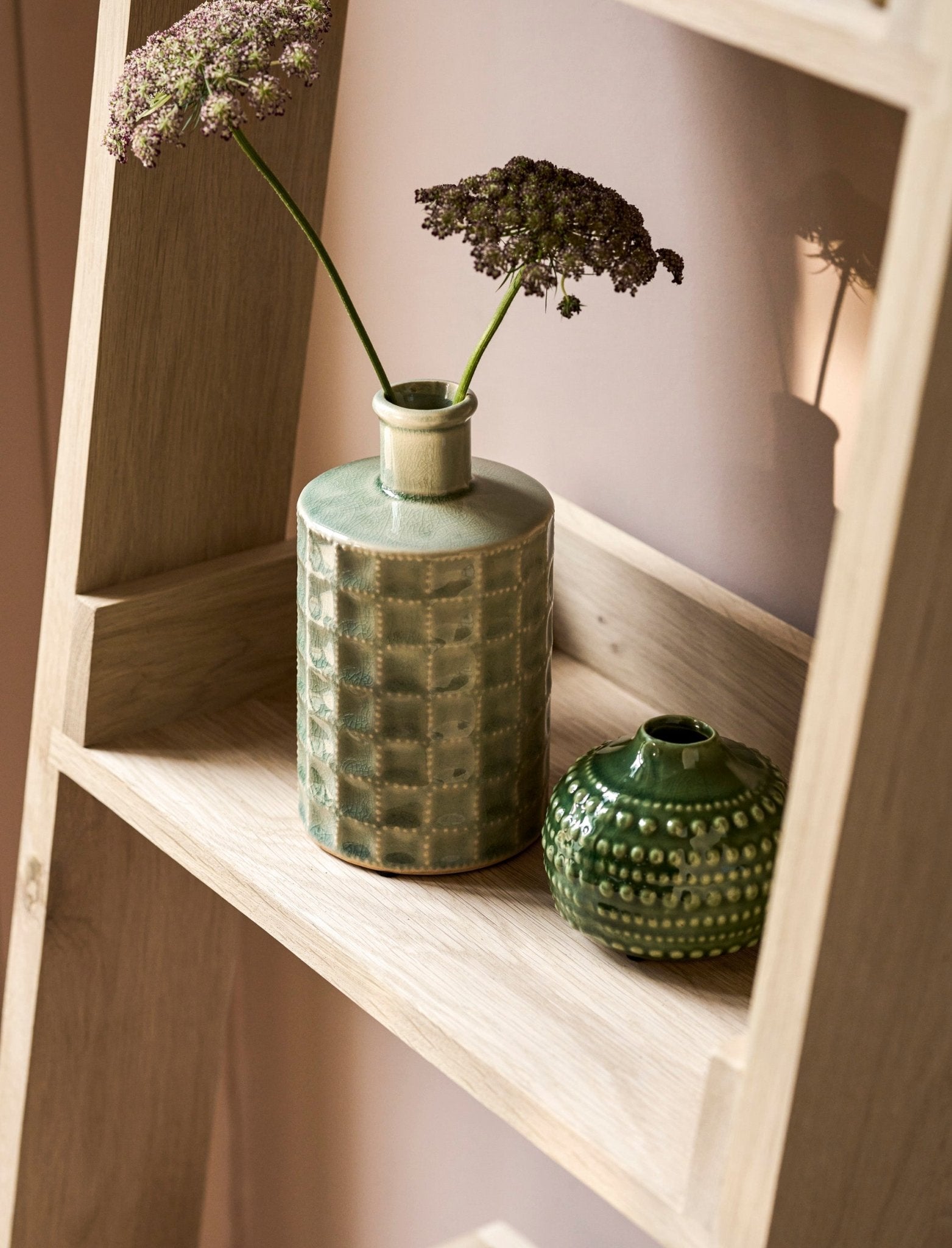Hambledon Shelf Ladder 5 Tier - Natural Shelves & Bookcases - Bokel Home