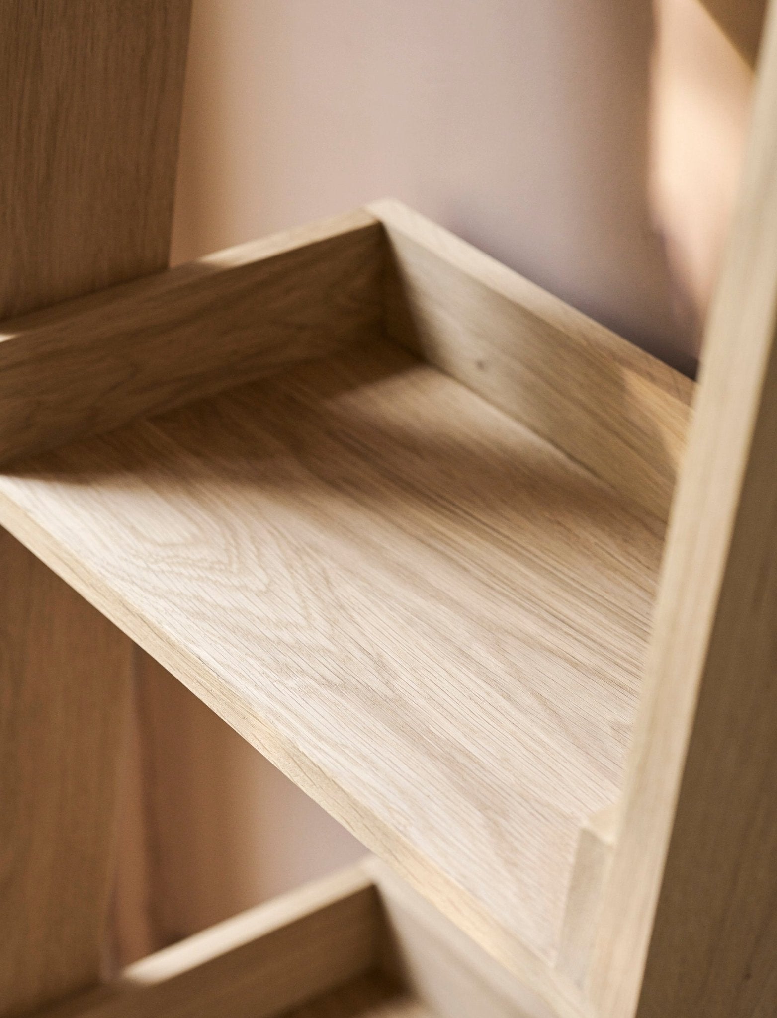 Hambledon Shelf Ladder 5 Tier - Natural Shelves & Bookcases - Bokel Home